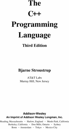 Product picture The C++ Programming Language